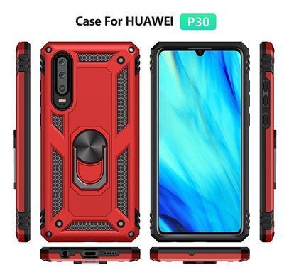 Захисний чохол Kvadrat Ring для Huawei P30 Темно-синій