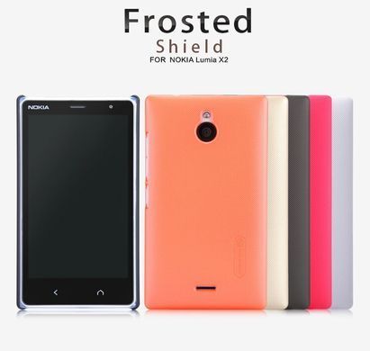 Защитный чехол Nillkin Frosted Shield для Nokia X2 Золотистый
