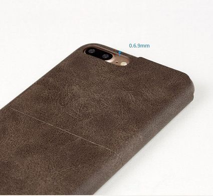 Чехол-книжка X-level Extreme для iPhone 7 Plus / iPhone 8 Plus Коричневый