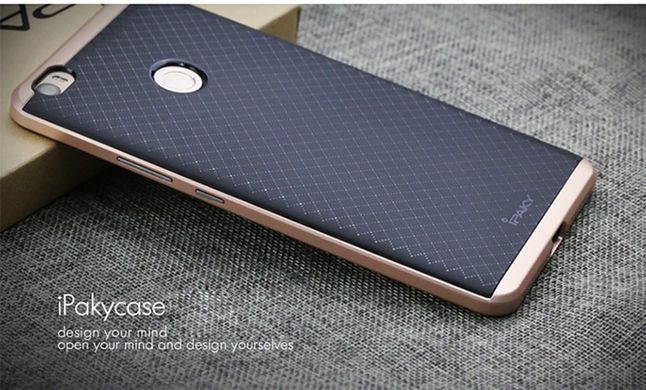 Ударопрочный чохол iPaky TPU+PC для Xiaomi Mi Max Чорний / Рожевий