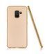 Защитный чехол Carbon TPU для Samsung A530 Galaxy A8 2018 Золотистый