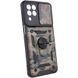 Защитный чехол Camo Ring Lock для Samsung Galaxy M53 5G Коричневый