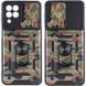 Защитный чехол Camo Ring Lock для Samsung Galaxy M53 5G Коричневый