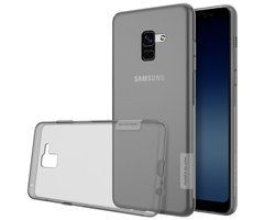TPU чехол Nillkin Nature для Samsung A530 Galaxy A8 2018 Серый