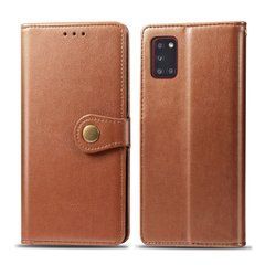 Чохол-книжка Polera Book для Samsung A315F Galaxy A31 Коричневий