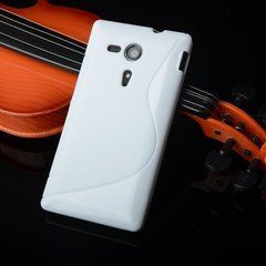 Чехол TPU S-line для Sony Xperia SP M35h Белый