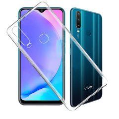 TPU чохол Strong Clear 0,5mm для Vivo Y15 / Y17 Прозорий