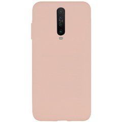 Защитный чехол Liquid Case Full Cover для Xiaomi Redmi K30 / Poco X2 Бежевый