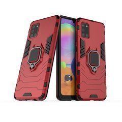 Захисний чохол Strong Guard Ring для Samsung A315F Galaxy A31 Червоний
