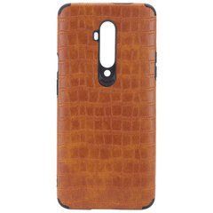 Захисний чохол TPU Croco для OnePlus 7T Pro Коричневий