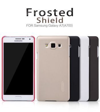 Захисний чохол Nillkin Frosted Shield для Samsung A700H Galaxy A7 Білий