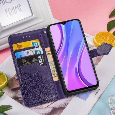 Чохол-книжка Art Book для Xiaomi Redmi 9 Фіолетовий