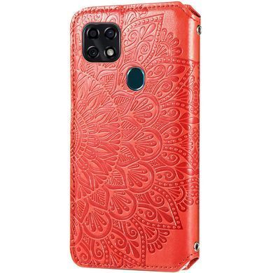 Чехол-книжка Flower Book для ZTE Blade 20 Smart Красный