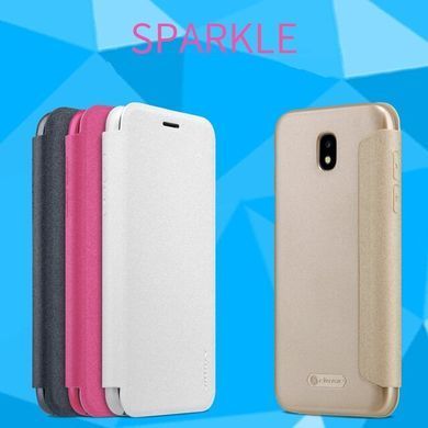 Чехол-книжка Nillkin Sparkle для Samsung J530 Galaxy J5 2017 Золотистый