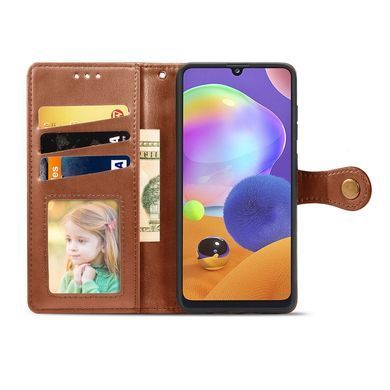 Чехол-книжка Polera Book для Samsung A315F Galaxy A31 Коричневый