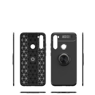 Защитный чехол Color Ring для Xiaomi Redmi Note 8 / Note 8 2021 Черный