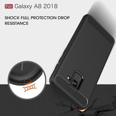 Защитный чехол iPaky Slim TPU для Samsung A530 Galaxy A8 2018 Черный