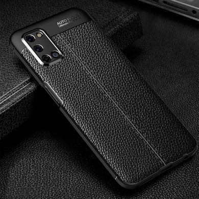 Защитный чехол Leather для Oppo A52 / A72 / A92 Черный