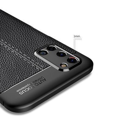Защитный чехол Leather для Oppo A52 / A72 / A92 Черный