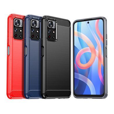 Защитный чехол Slim TPU для Xiaomi Poco M4 Pro 5G Синий
