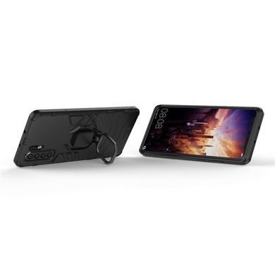 Защитный чехол Strong Guard Ring для Huawei P30 Pro Черный