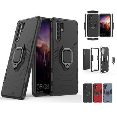 Защитный чехол Strong Guard Ring для Huawei P30 Pro Черный