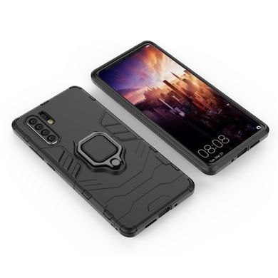 Защитный чехол Strong Guard Ring для Huawei P30 Pro Черный