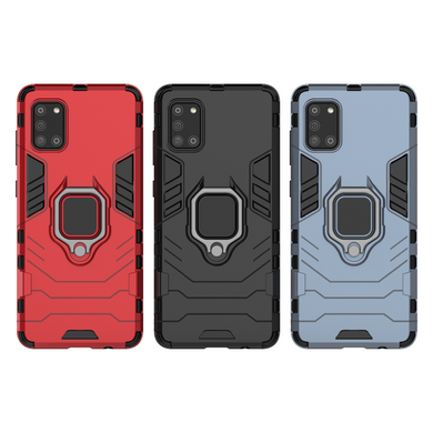 Захисний чохол Strong Guard Ring для Samsung A315F Galaxy A31 Navy