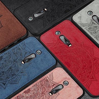 Защитный чехол Textile Decor для Xiaomi Redmi K20 / K20 Pro / Mi 9T / Mi 9T Pro Синий