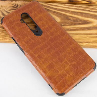 Захисний чохол TPU Croco для OnePlus 7T Pro Коричневий