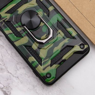 Захисний чохол Camo Ring Lock для Xiaomi Redmi Note 11 Pro (Global) / Note 11 Pro 5G Зелений