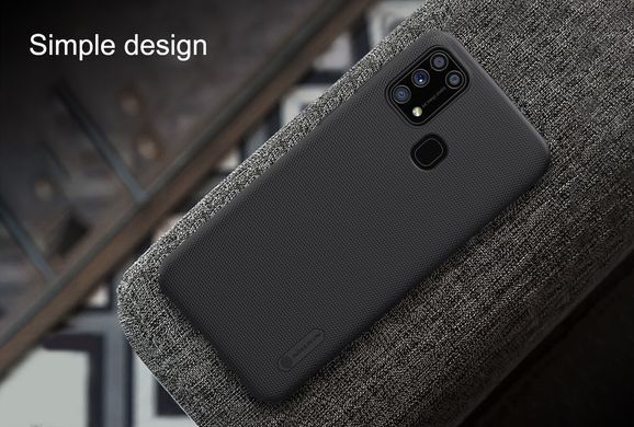 Защитный чехол Nillkin Frosted Shield для Samsung M315F Galaxy M31 Черный