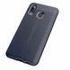 Защитный чехол Leather для Samsung A205F Galaxy A20 / A305F Galaxy A30 2019 Синий
