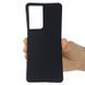 Защитный чехол Liquid Case Full Cover для Samsung Galaxy S21 Ultra Черный