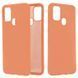 Защитный чехол Liquid Case Full Cover для Samsung M315F Galaxy M31 Оранжевый
