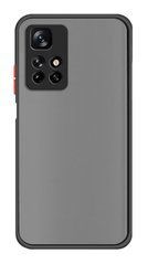 Защитный чехол Сolor Buttons для Xiaomi Redmi Note 11 / Note 11S Черный