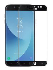 Захисне скло Full Glue для Samsung J330 Galaxy J3 2017 Чорний