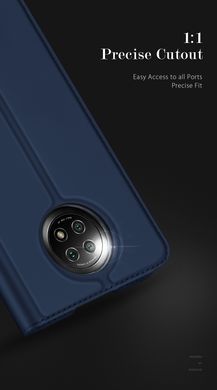 Чехол-книжка Dux Ducis для Xiaomi Redmi Note 9 5G / Redmi Note 9T Синий