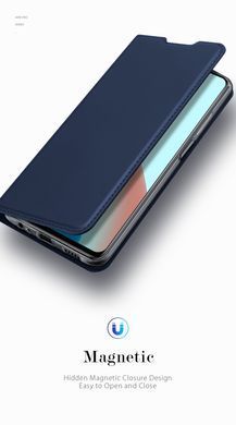 Чехол-книжка Dux Ducis для Xiaomi Redmi Note 9 5G / Redmi Note 9T Синий