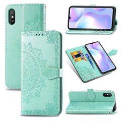 Чохол-книжка Art Book для Xiaomi Redmi 9A Бірюзовий