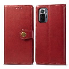 Чехол-книжка Polera Book для Xiaomi Redmi Note 10 Pro / 10 Pro Max Красный