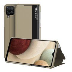 Чехол-книжка Sylish View для Samsung A125F Galaxy A12 / A127F Galaxy A12 Nacho / Galaxy A12s / Galaxy M12 Золотистый