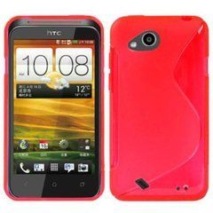 Чехол TPU S-line для HTC Desire VС Красный