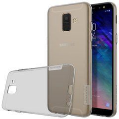 TPU чехол Nillkin Nature для Samsung A600 Galaxy A6 2018 Серый