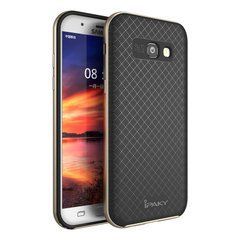 Ударопрочный чехол iPaky TPU+PC для Samsung A320F Galaxy A3 2017 Черный / Золотистый