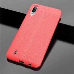 Захисний чохол Leather для Samsung A015F Galaxy A01 Червоний