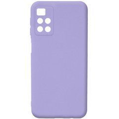 Защитный чехол Liquid Case Full Camera для Xiaomi Redmi 10 Сиреневый