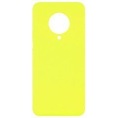 Защитный чехол Liquid Case Full Cover для Xiaomi Redmi K30 Pro / Poco F2 Pro Желтый