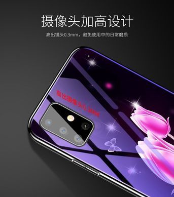 Захисний чохол Fantasy з глянцевими торцями для Samsung A515F Galaxy A51 2020 (місяць) Блакитний