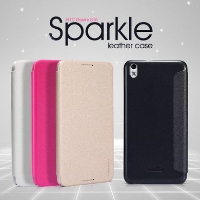 Чехол-книжка Nillkin Sparkle для HTC Desire 816 Розовый